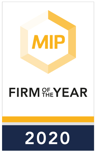 Managing IP Firm of the year award 2020 Managing IP Firm of the year award 2020
